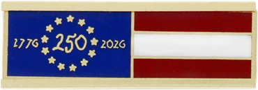 250th Betsy Ross Inspired Commemorative American Flag Comm Bar