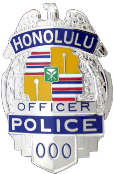 Honolulu Hawaii Custom Badge
