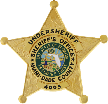 Miami Dade County 5 Point Star Badge