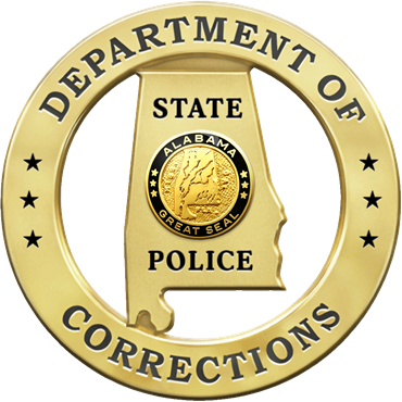 Circular Badge with Alabama State Cut Out