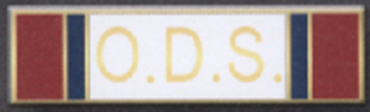 O.D.S., 5 Section commendation bar