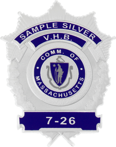 Reverse Enamel FlexBadge Shield Similar to our B329
