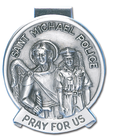 Saint Michael Visor Clip