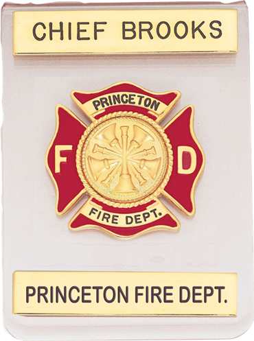 Clearview Pocket Clip With Two Karat Klad Namebars