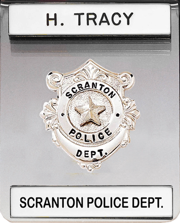 Clearview Plastic Badge Holder with Two Namebars