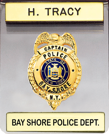 Clearview Plastic Badge Holder with Two Hi-Glo Namebars